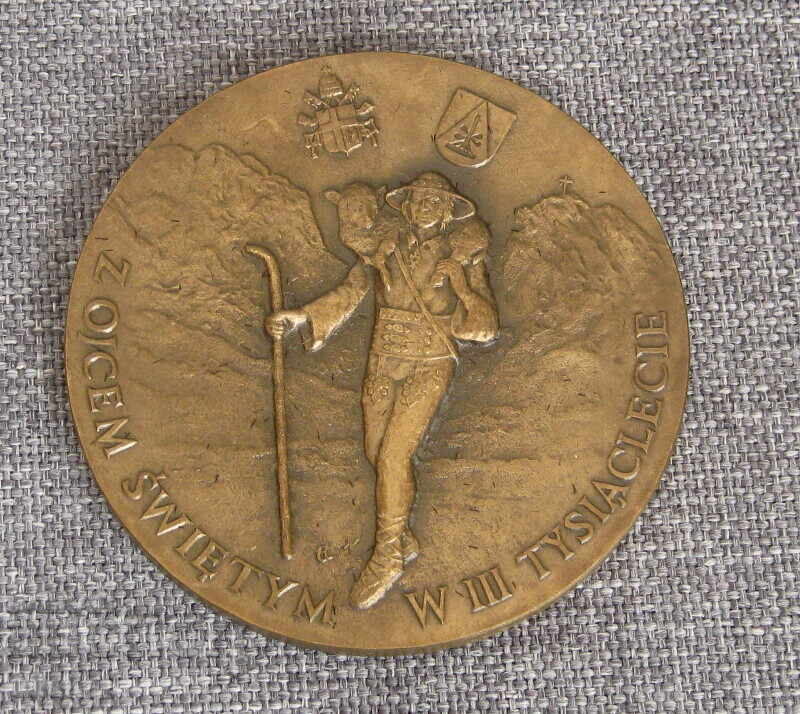 Old medal token plaque Pope John Paul II with price 30.00 BGN | € 15.34