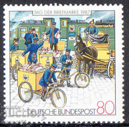 1987. Γερμανία. Ημέρα της γραμματόσημου 1987. Γερμανία. Ημέρα της γραμματόσημου