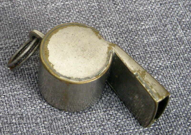 Auction  Old sports referee whistle Czechoslovakia