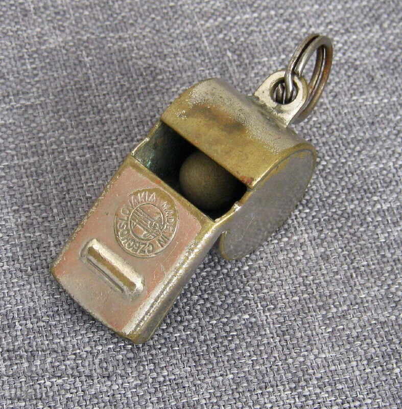 Old sports referee whistle Czechoslovakia