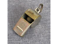 Fluier de arbitru sportiv vechi Cehoslovacia