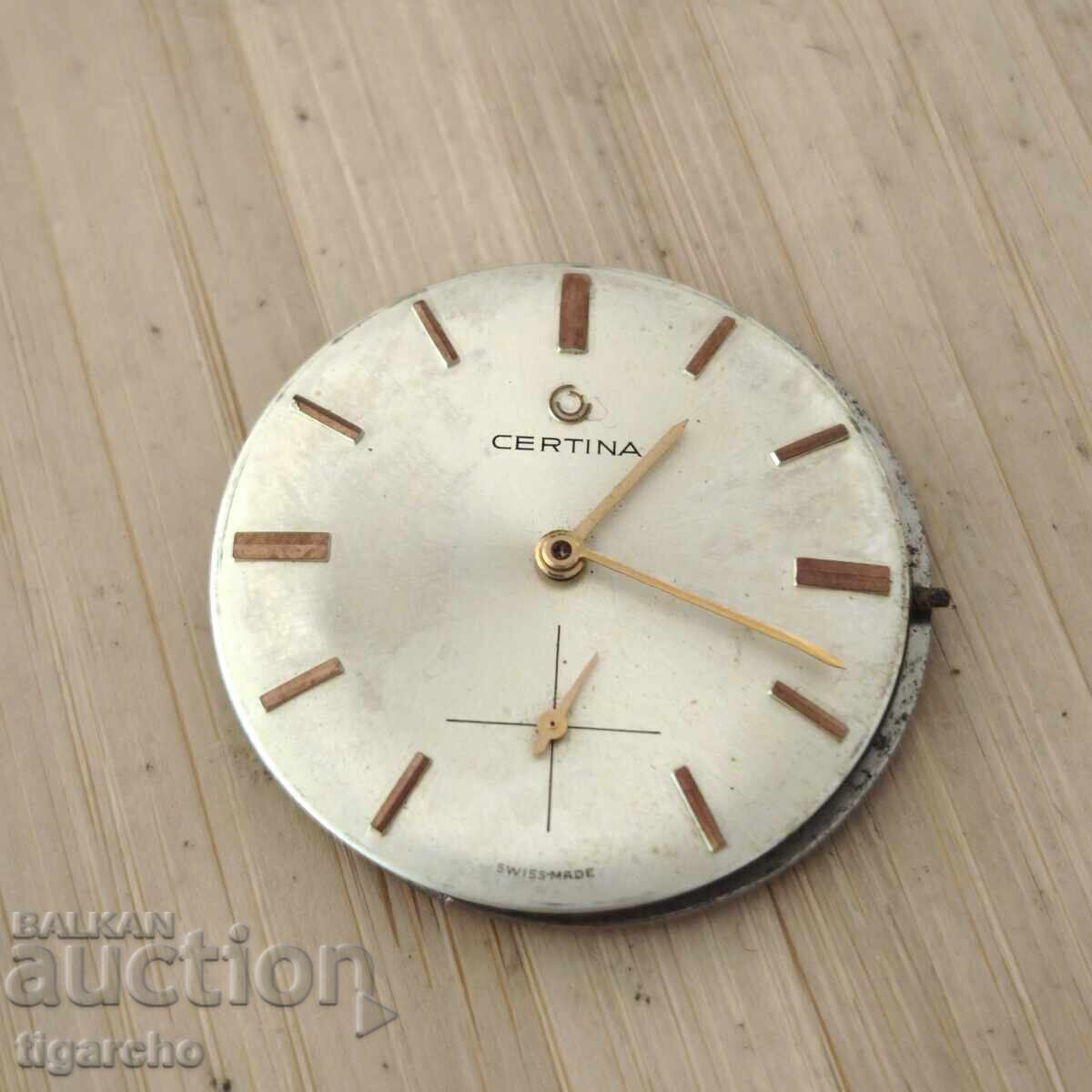Μηχανισμός ανδρικού ρολογιού CERTINA