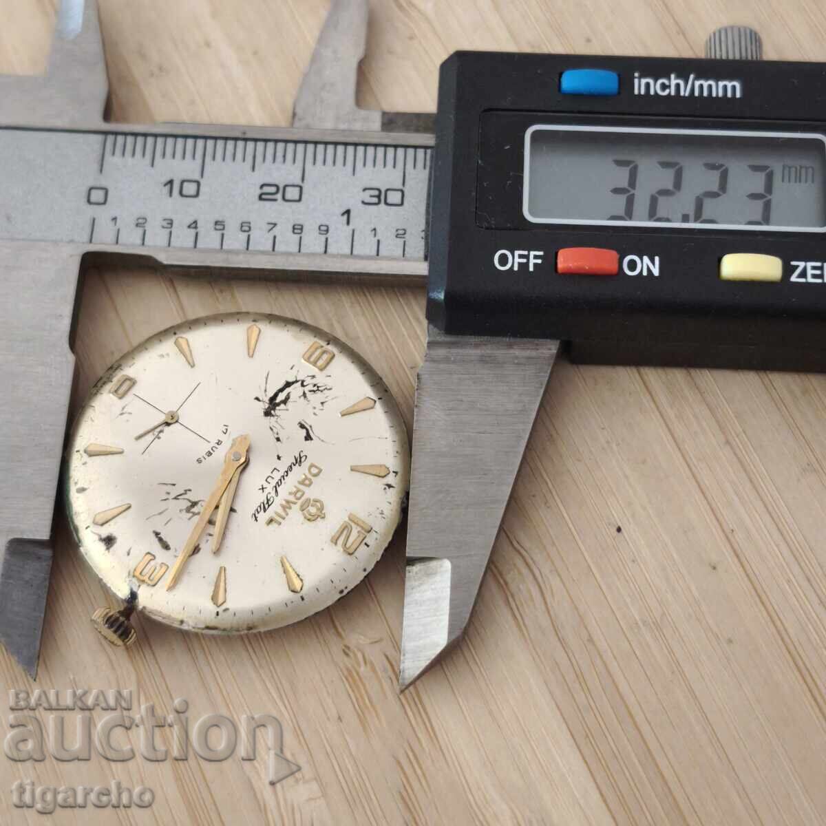 Μηχανισμός ανδρικού ρολογιού Darwil με τιμή 10.00 BGN | € 5.11 Μηχανισμός ανδρικού ρολογιού Darwil με τιμή 10.00 BGN | € 5.11