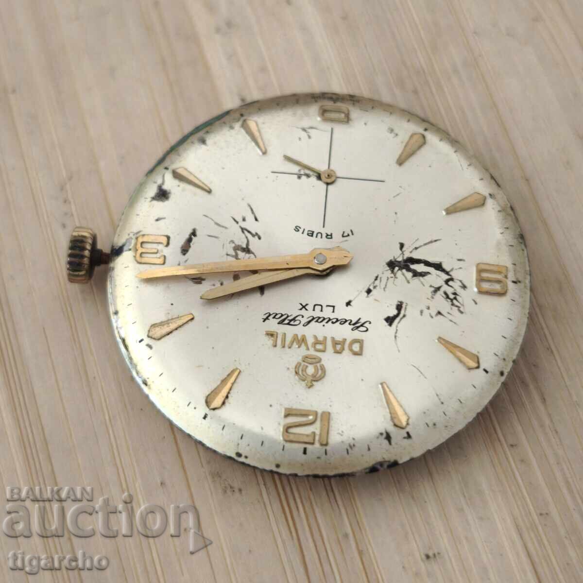 Δημοπρασία Μηχανισμός ανδρικού ρολογιού Darwil Δημοπρασία Μηχανισμός ανδρικού ρολογιού Darwil