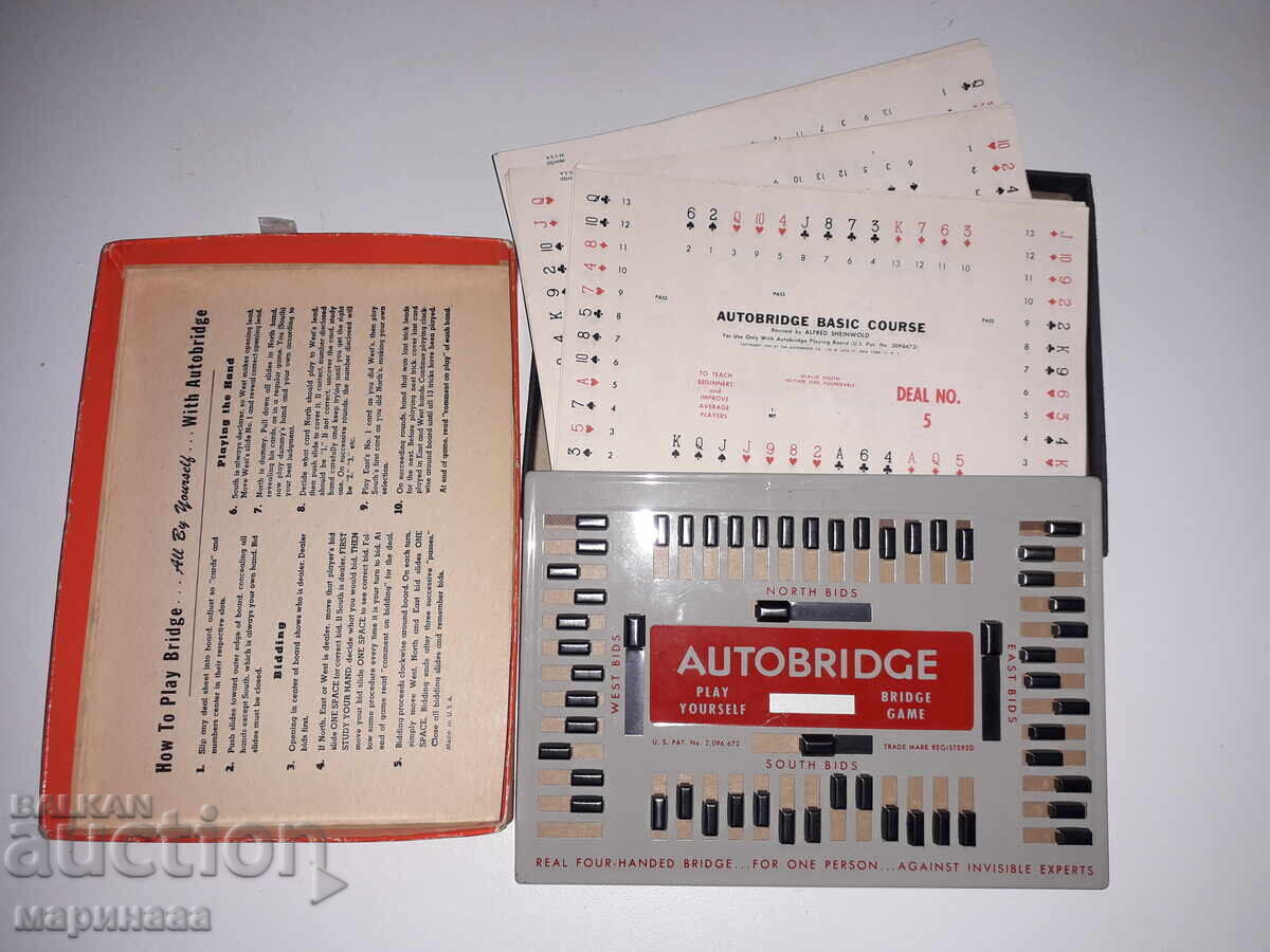 Delivery of Bridge Game USA 50s Delivery of Bridge Game USA 50s