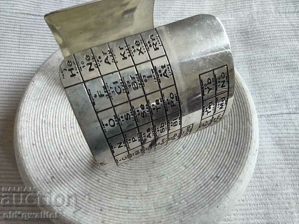 Licitație Brățară lată atractivă, tabel de elemente chimice