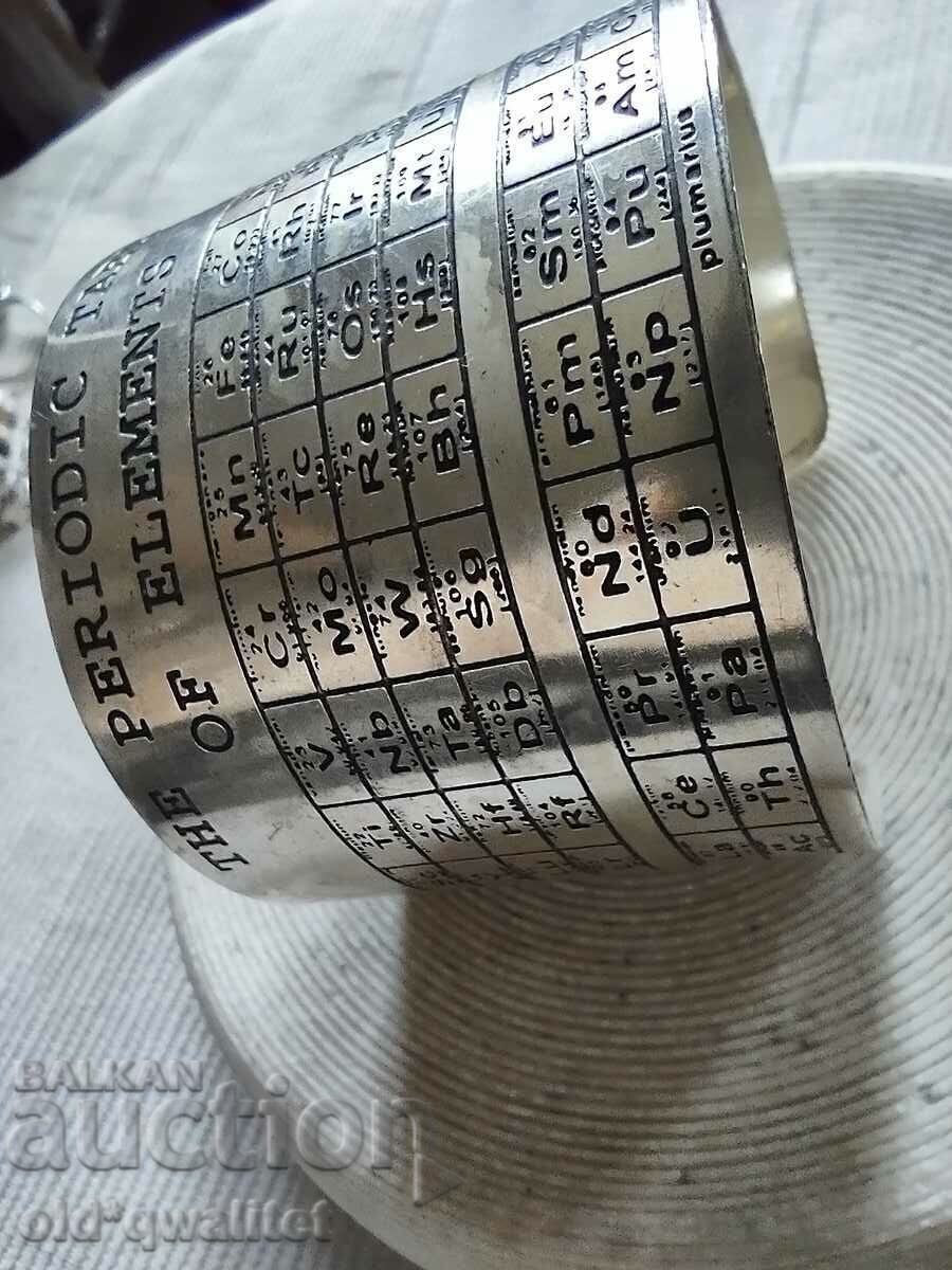 Brățară lată atractivă, tabel de elemente chimice - 5