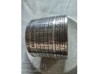 Brățară lată atractivă, tabel de elemente chimice