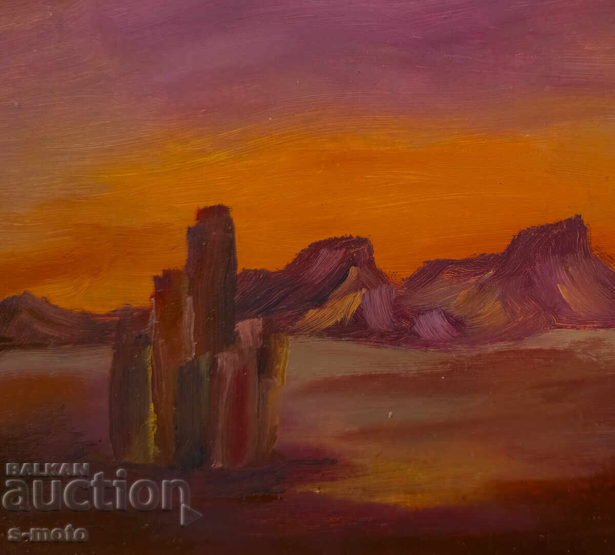 Delivery of Oil painting abstract landscape