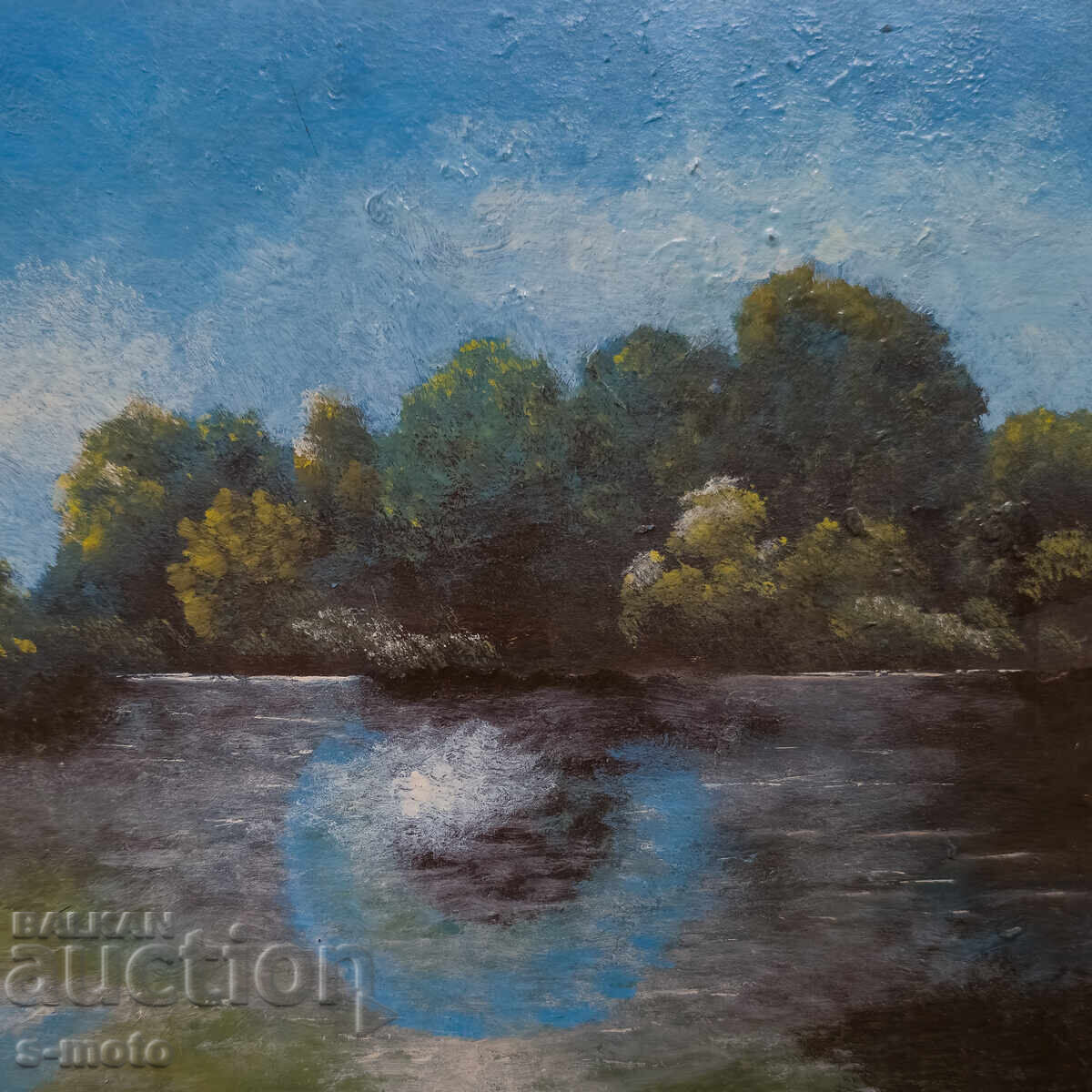 Delivery of Oil painting abstract landscape