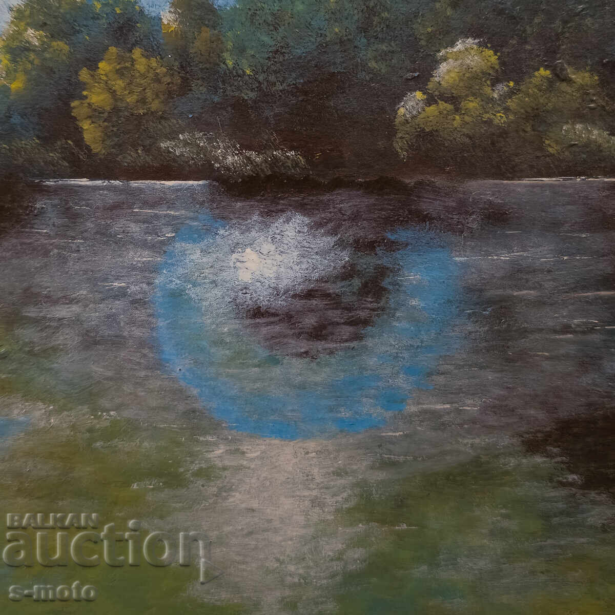 Oil painting abstract landscape - 6