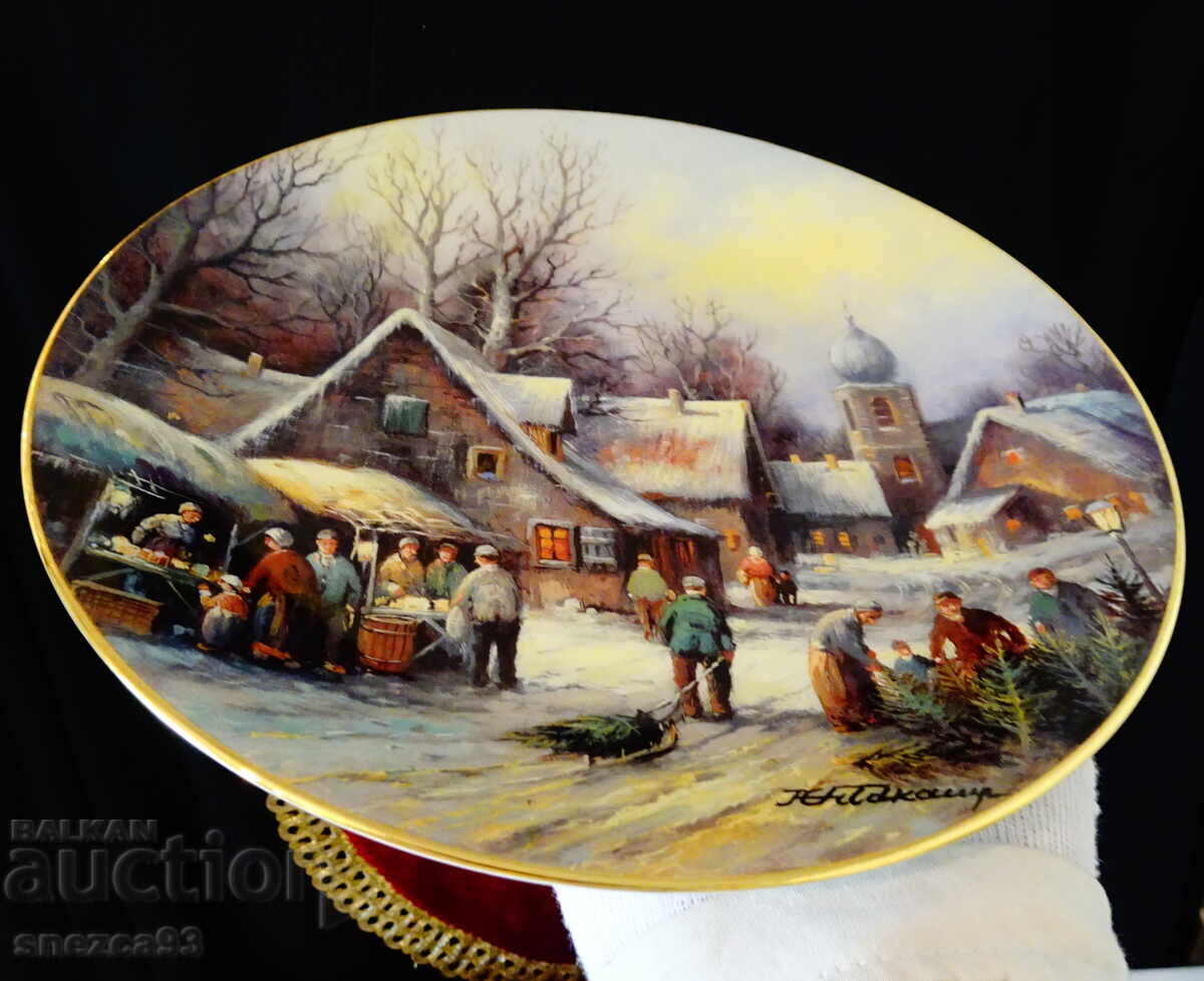 Porcelain wall plate, Bavarian porcelain with price 25.00 BGN | € 12.78 Porcelain wall plate, Bavarian porcelain with price 25.00 BGN | € 12.78