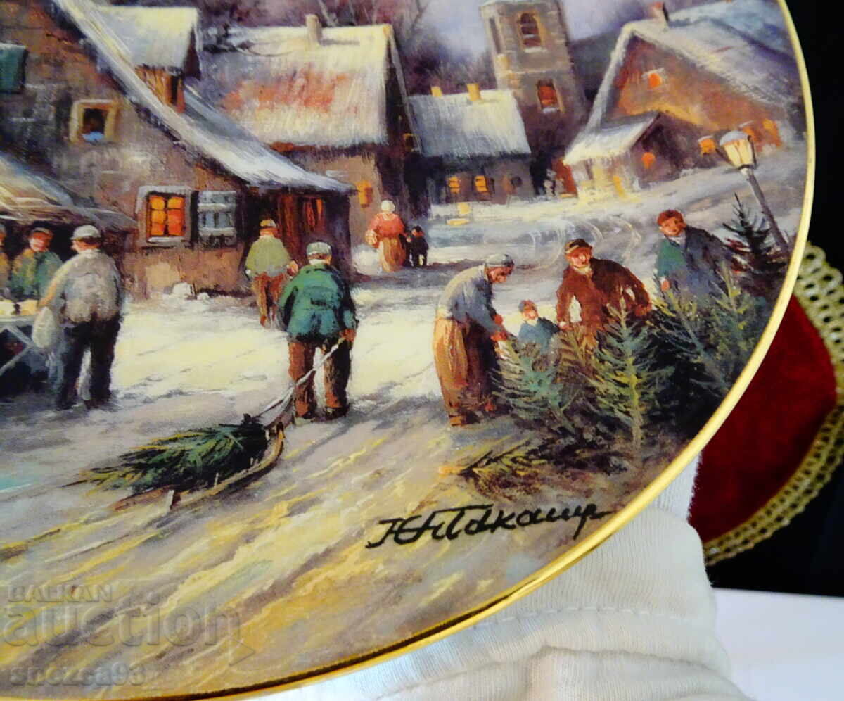 Delivery of Porcelain wall plate, Bavarian porcelain Delivery of Porcelain wall plate, Bavarian porcelain