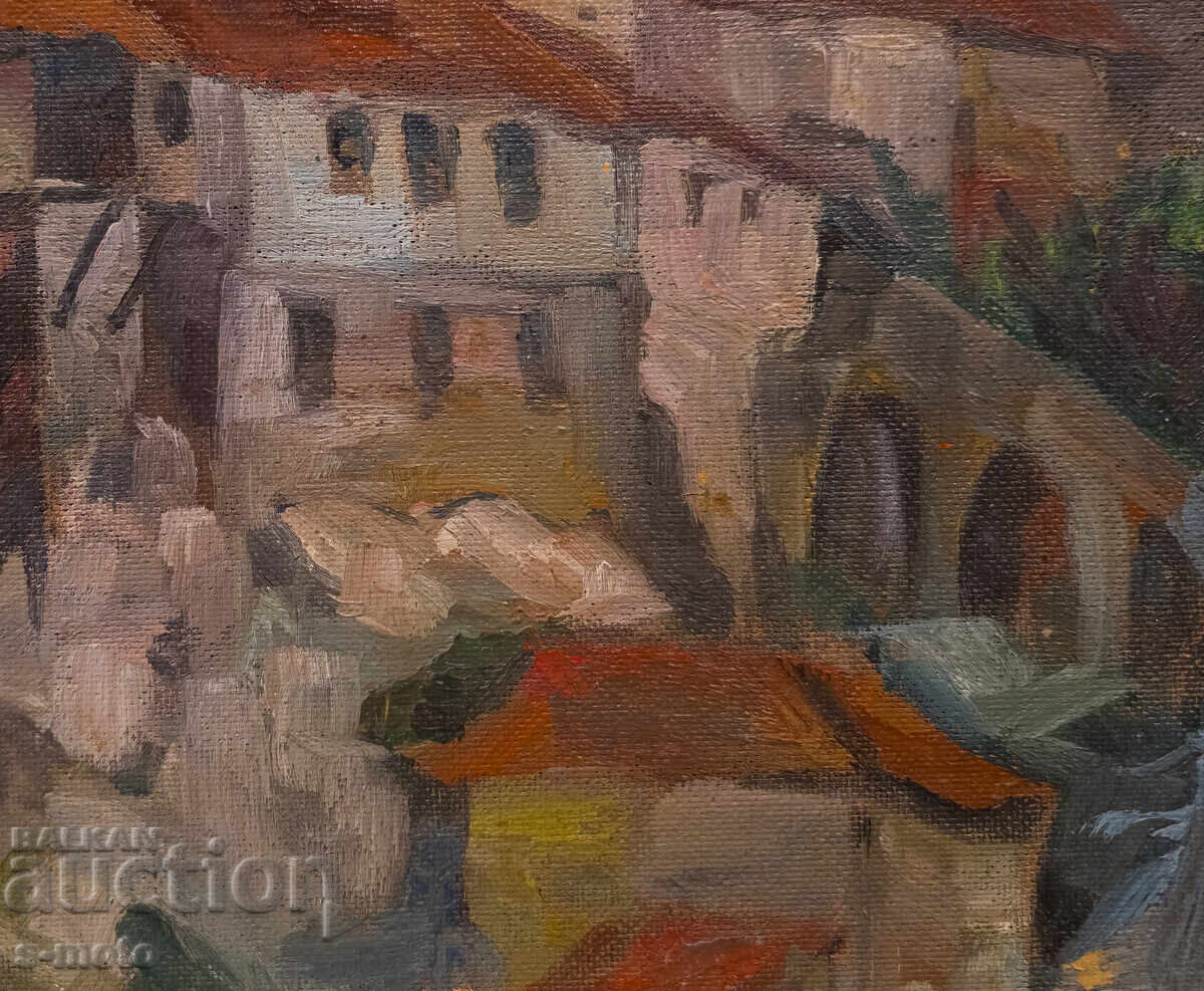 Картина маслени бои градски пейзаж - 5