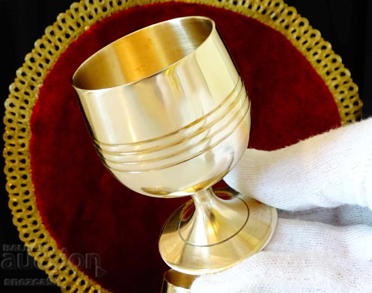 Χάλκινο φλιτζάνι για ρακί 80 ml, ανάγλυφο Χάλκινο φλιτζάνι για ρακί 80 ml, ανάγλυφο