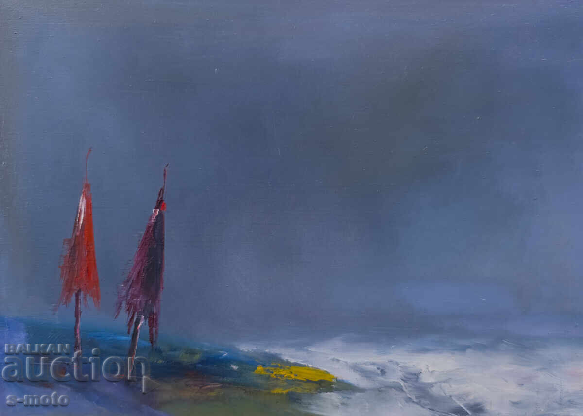 Oil painting, seascape with price 135.00 BGN | € 69.02 Oil painting, seascape with price 135.00 BGN | € 69.02