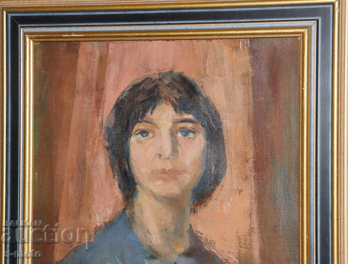 Licitație Dimităr Makedonski tablou ulei portret Licitație Dimităr Makedonski tablou ulei portret