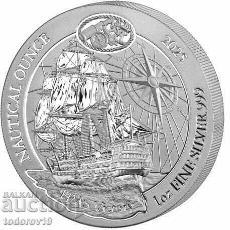 1 oz Ασήμι HMS Ruanada - 2025 1 oz Ασήμι HMS Ruanada - 2025
