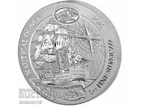 1 oz Сребро Кораба HMS  Руанда - 2025