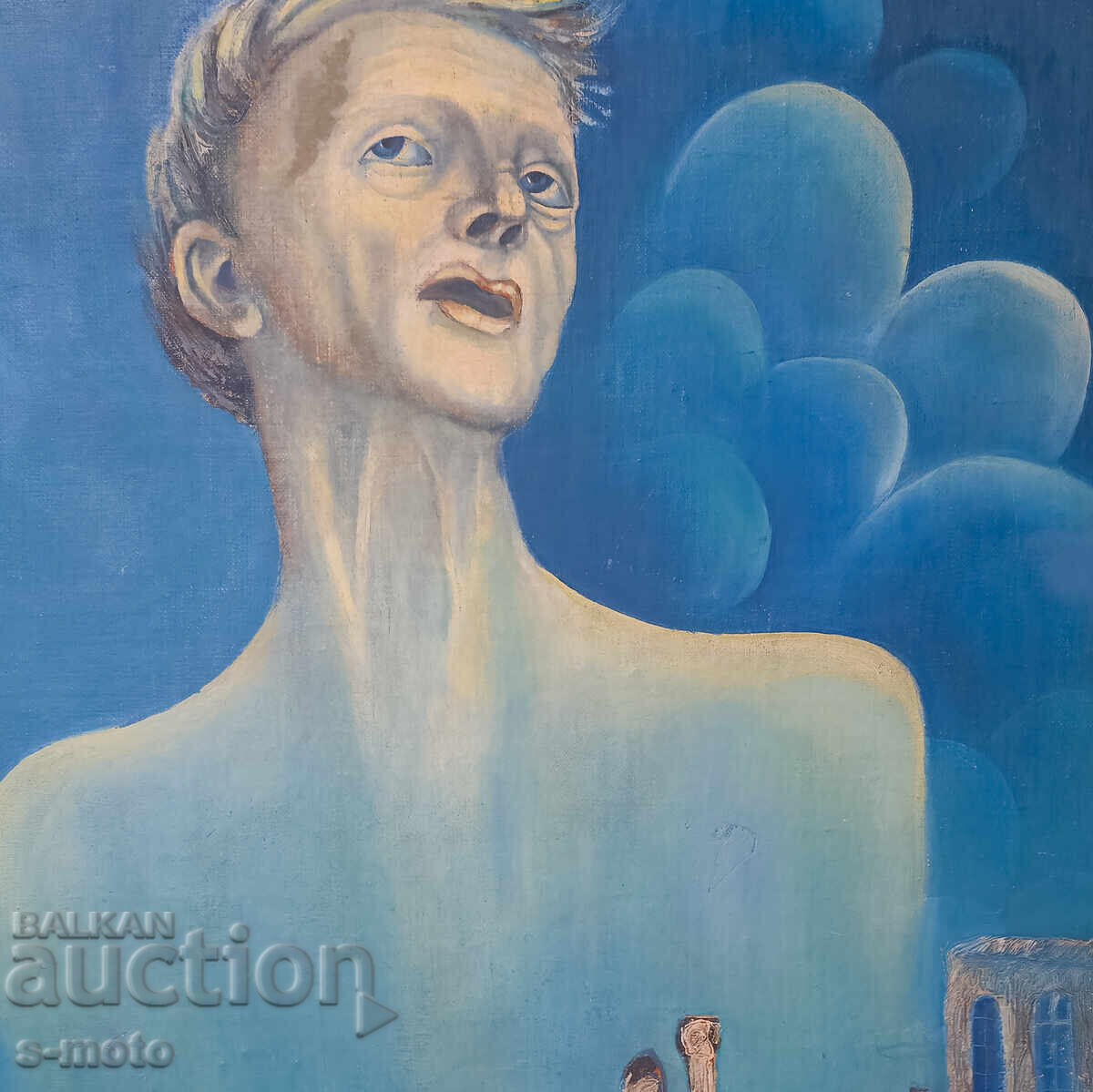 Tablou ulei pe pânză, compoziție suprarealistă - 7