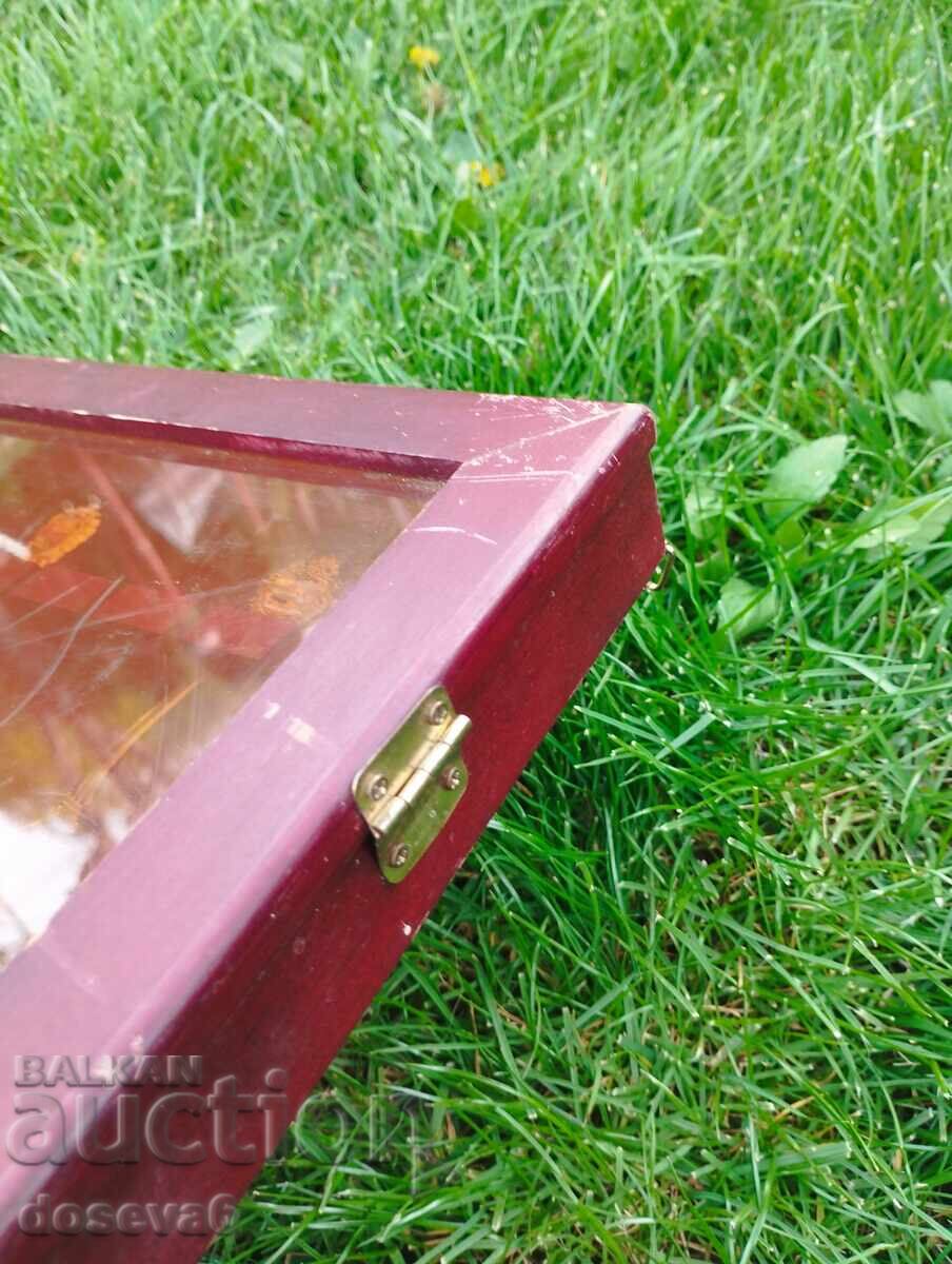 Delivery of Wooden stand for a collection of spoons / FOR SALE WITHOUT THE SPOONS