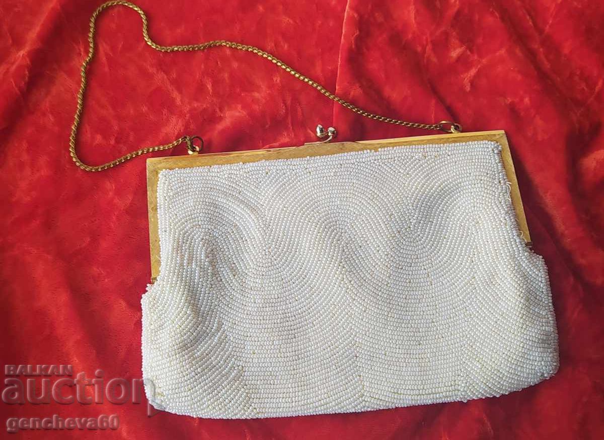 Vintage beaded evening bag - 7