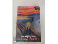 Μίνι παζλ 50 τεμαχίων - "Η Κραυγή" - Έντβαρντ Μουνκ