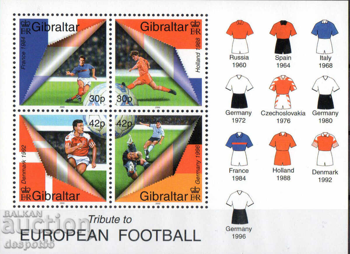 2000 Γιβραλτάρ. Ευρωπαϊκό Πρωτάθλημα Ποδοσφαίρου - Βέλγιο, Ολλανδία