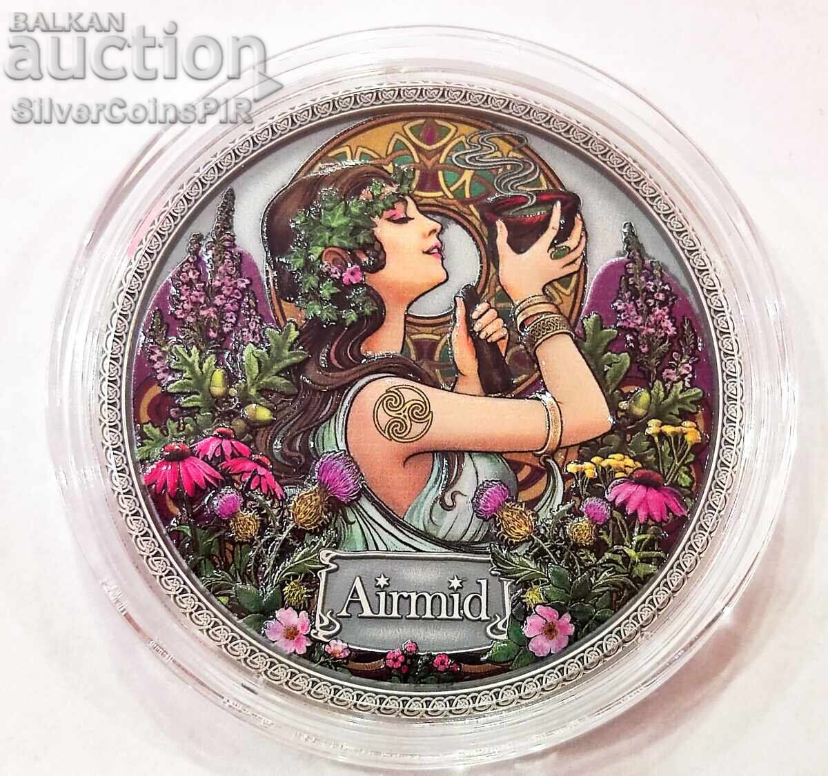 Silver 5 Cedis Armida 2022 Goddess of Health Ghana Silver 5 Cedis Armida 2022 Goddess of Health Ghana