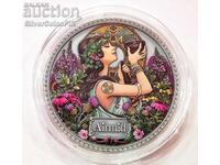 Silver 5 Cedis Armida 2022 Goddess of Health Ghana