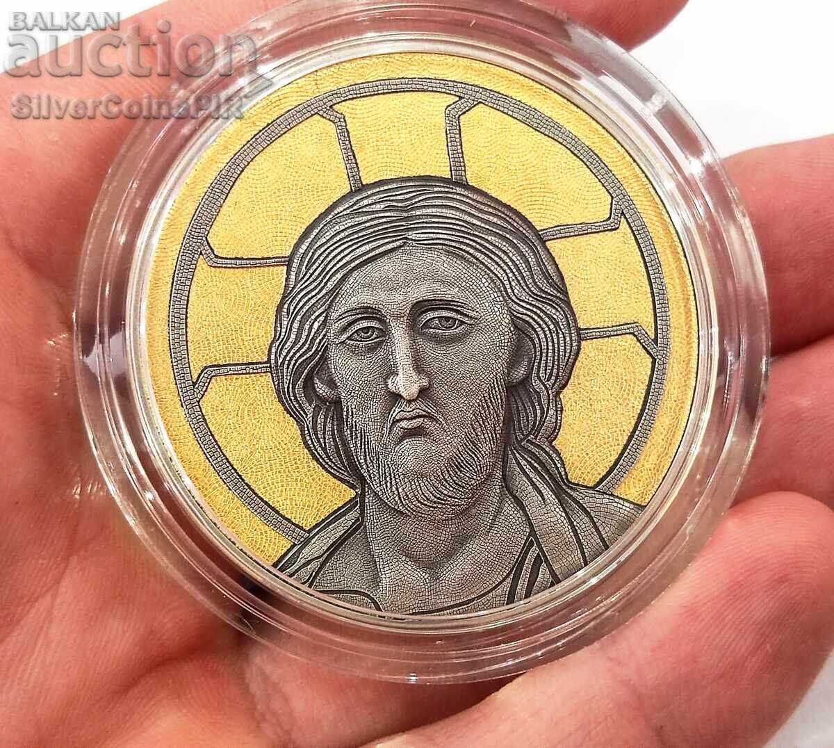 Auction Silver 5$ Christ Pantocrator 2022 Niue Islands Auction Silver 5$ Christ Pantocrator 2022 Niue Islands