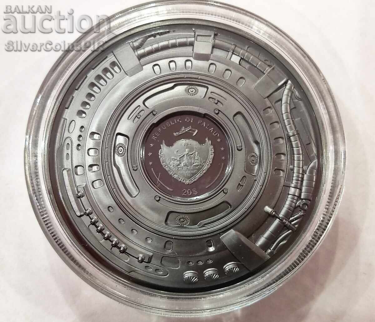 Silver 3 oz Cyborg Baby $20 Palau 2022 - 5 Silver 3 oz Cyborg Baby $20 Palau 2022 - 5