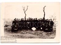 1947 FOTOGRAFIE MICĂ VECHE SLIVEN MILITARI 6 ART. REGIMENT E224