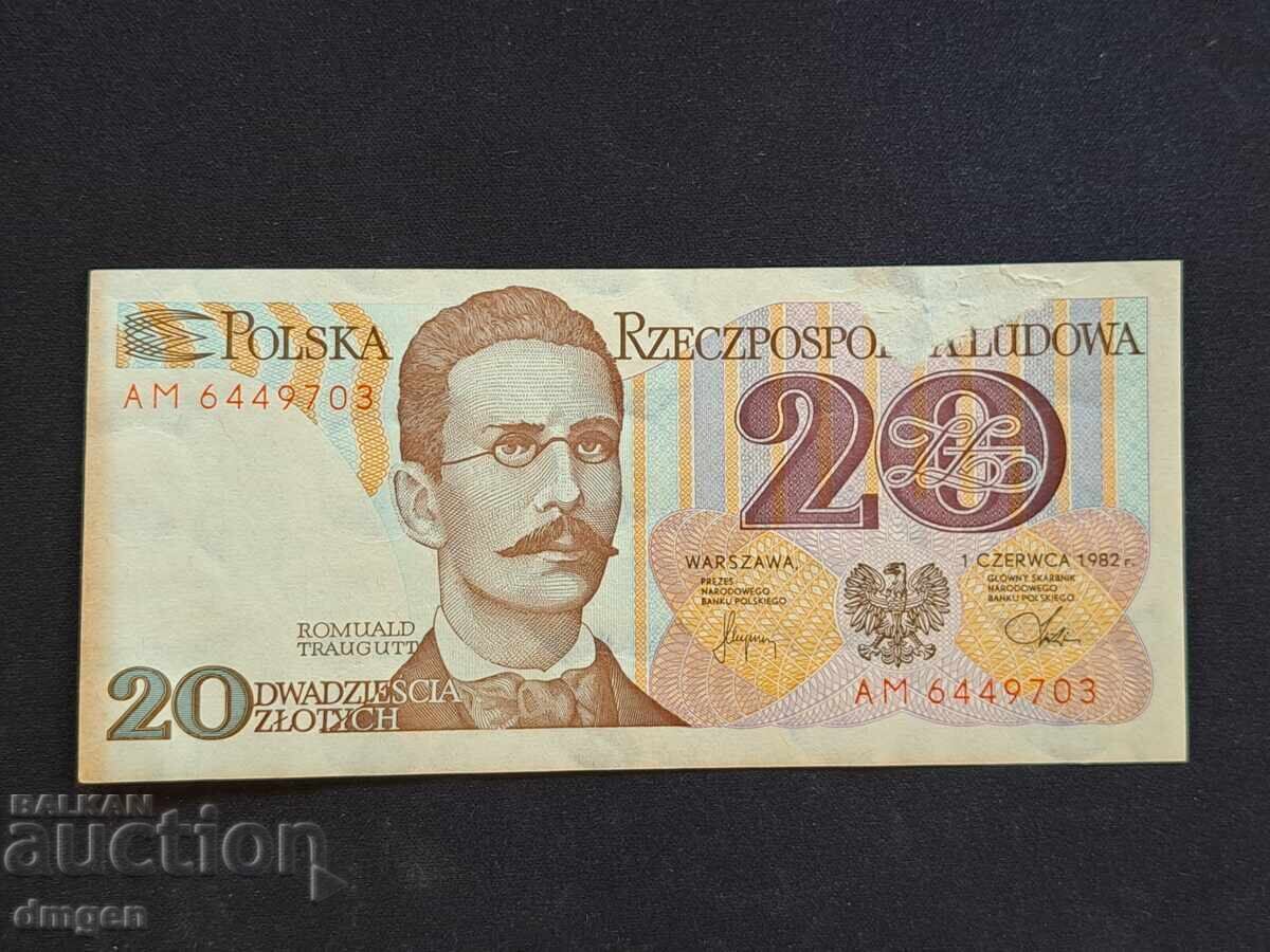 50 ζλότι Πολωνίας 1982 UNC