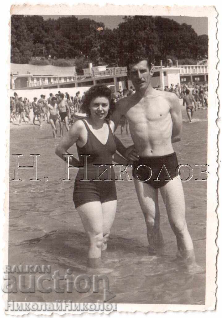 МАЛКА СТАРА СНИМКА ВАРНА СМЕСЕНИЯТ ПЛАЖ Е231