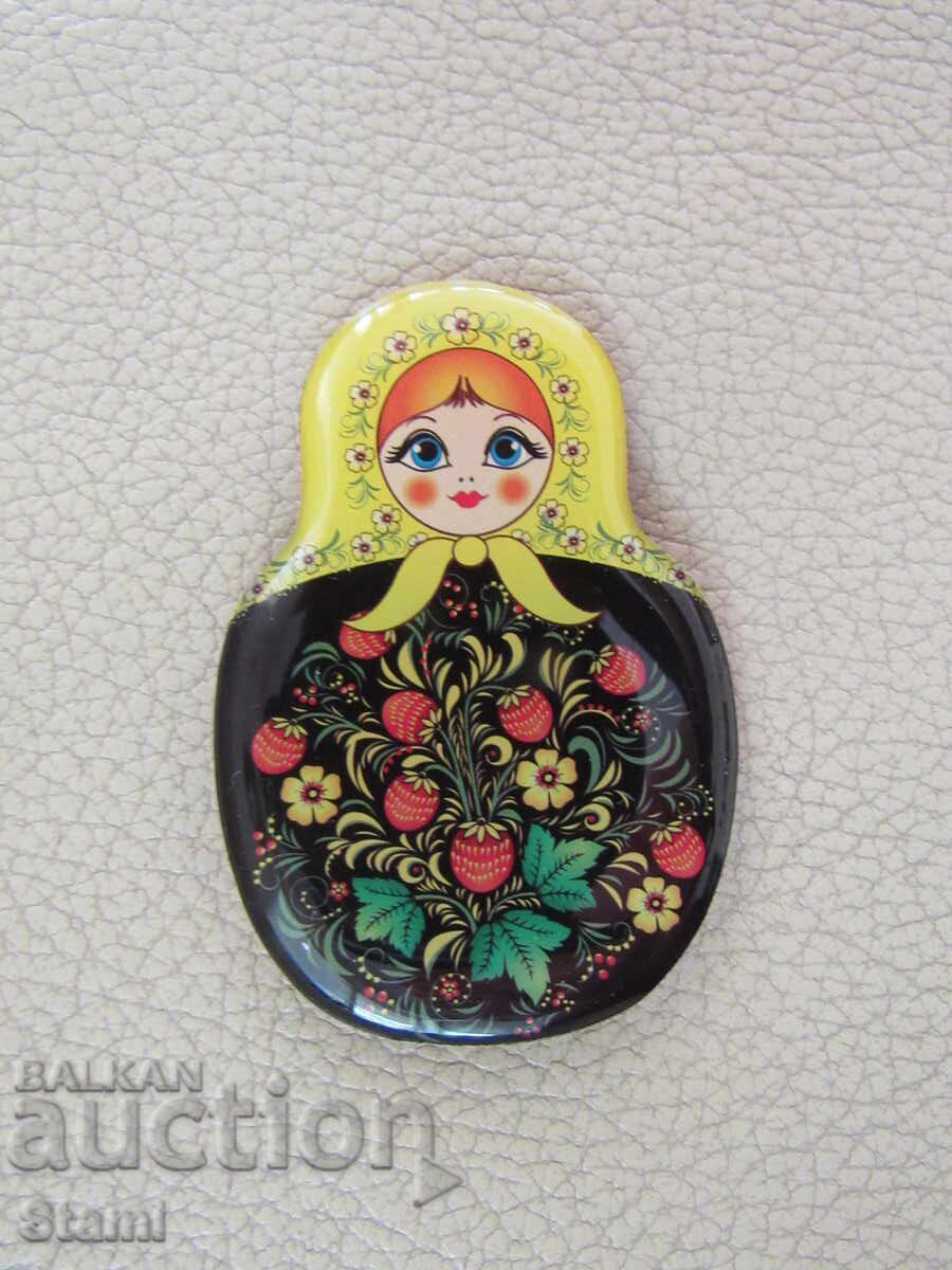 Authentic matryoshka magnet from Russia-series-2 with price 7.90 BGN | € 4.04