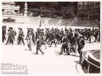 1931 СТАРА СНИМКА РИМ МАНИФЕСТАЦИЯ ВОЕННО ШЕСТВИЕ Е236