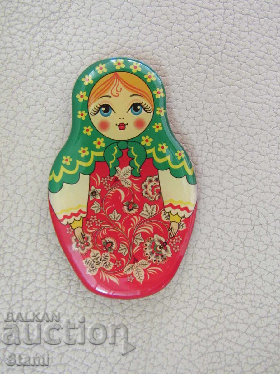 Автентичен магнит-матрьошка от Русия-серия-2 Автентичен магнит-матрьошка от Русия-серия-2