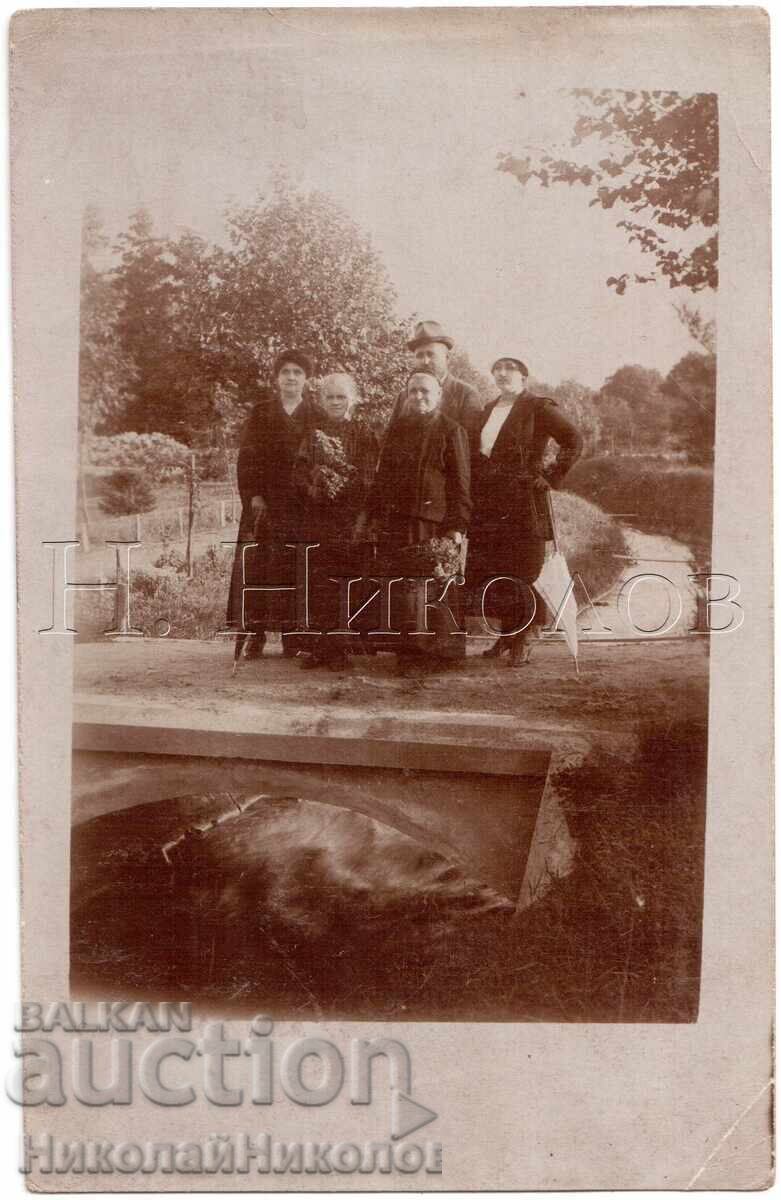 1922 FOTOGRAFIE VECHE VÂRȘEȚ PARCUL DE BAIE E239