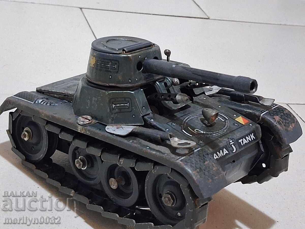 German sheet metal toy tank 30-40 years Wehrmacht ORIGINAL