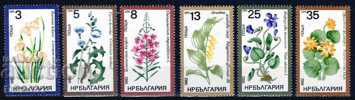 Bulgaria 1982 - Flowers MNH
