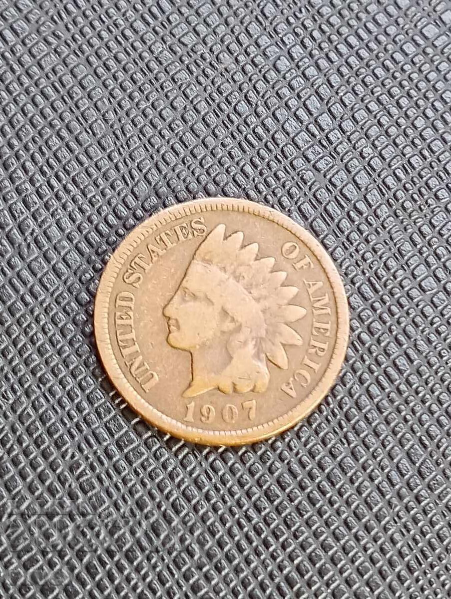 SUA 1 cent 1907 cu preț € 3.50 | 6.85 BGN SUA 1 cent 1907 cu preț € 3.50 | 6.85 BGN