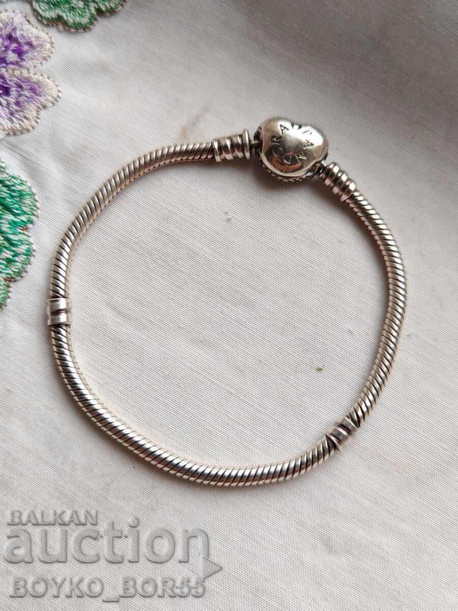 Δημοπρασία Υπέροχο Αυθεντικό Ασημένιο Βραχιόλι PANDORA Δημοπρασία Υπέροχο Αυθεντικό Ασημένιο Βραχιόλι PANDORA