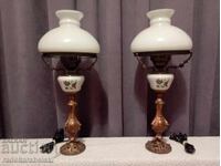 Set of two antique lamps - lamp