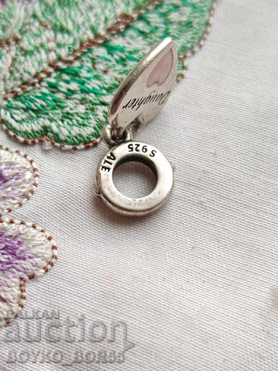 Auction  Beautiful Original PANDORA Silver Charm with Heart