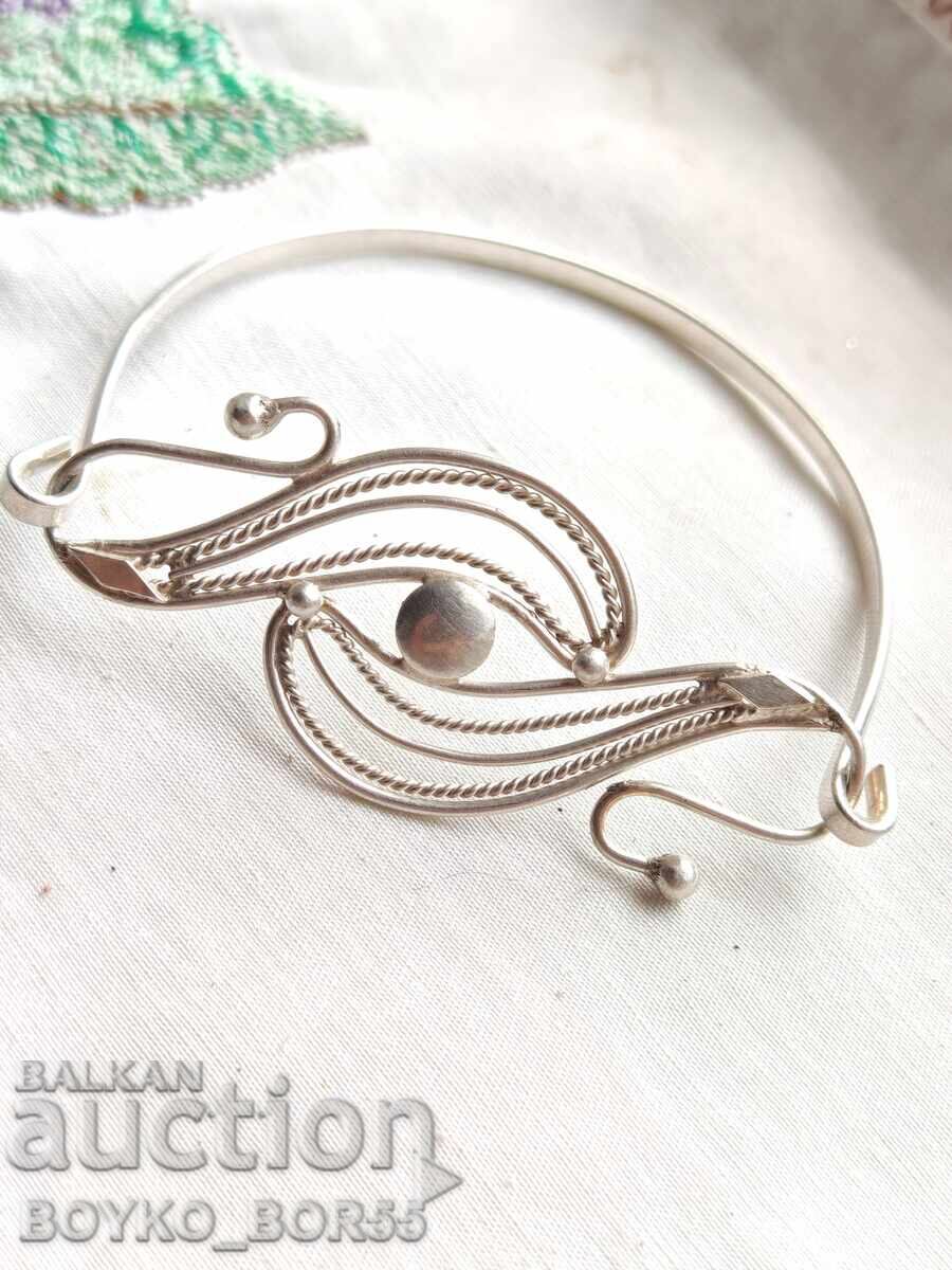 Δημοπρασία Αρχικό, Αυθεντικό, Κομψό Ασημένιο Γυναικείο Βραχιόλι