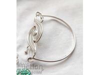 Brățară de argint delicată, originală, de damă, de autor