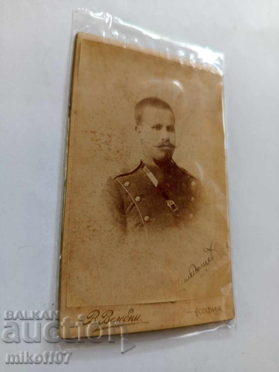 Photograph cardboard photography Junker Václav Velebný