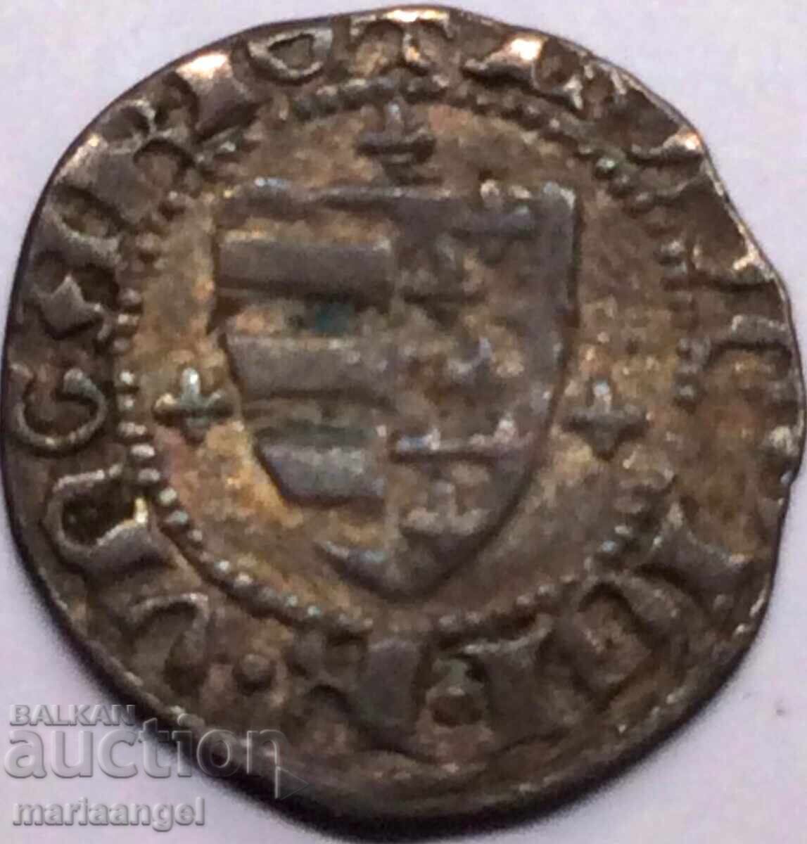 Аукцион Унгария 1 денар Луи I сребро - малка и рядка Аукцион Унгария 1 денар Луи I сребро - малка и рядка