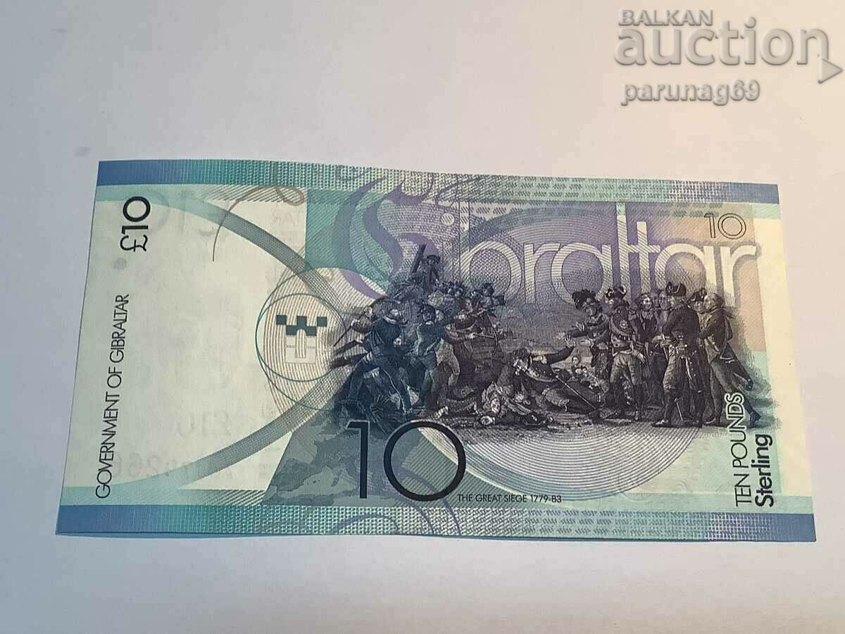 Гибралтар 10 паунда 2010  година (А) с цена 35.00 лв. | € 17.90